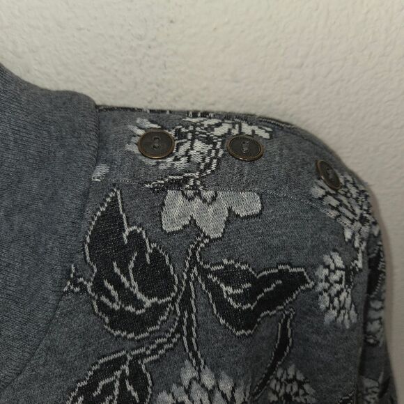 Alfred Dunner Mock Neck Floral Sweatshirt Top 2x - Picture 4 of 6